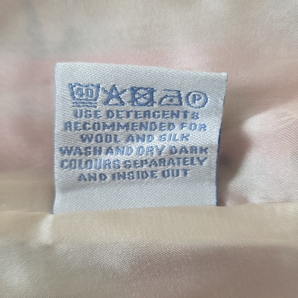 Boden Silk Floral Poppy Print Cap Sleeve Pleated Shift Dress Pink Yellow US 8 - Picture 9 of 9